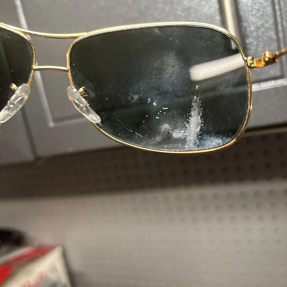 RAY-BAN Sunglasses RB 3267 001/71 64-13 Gold Aviator Shades FRAMES ONLY